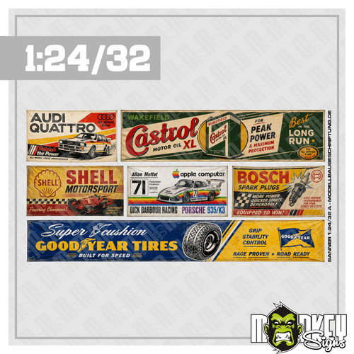 Pezzi striscione officina - pezzi,