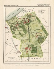 ANTICA MAPPA-OLANDA-ERMELO