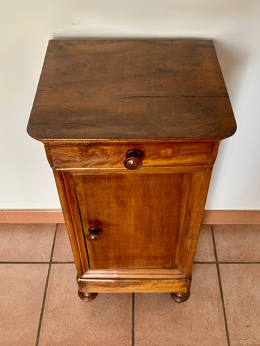 Comodino antico noce 1850 - in,