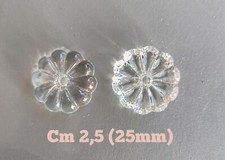 Rosetta 2,5 cm in Vetro di