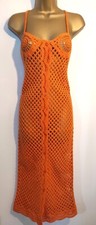 Abito midi zara arancione - midi,