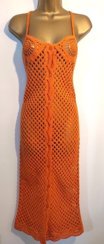 Abito midi zara arancione - midi,