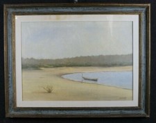 ANTICO DIPINTO OLIO SU TELA  -PAESAGGIO- FIRMATO GINO GRIGNANI ITALIA XX SECOLO