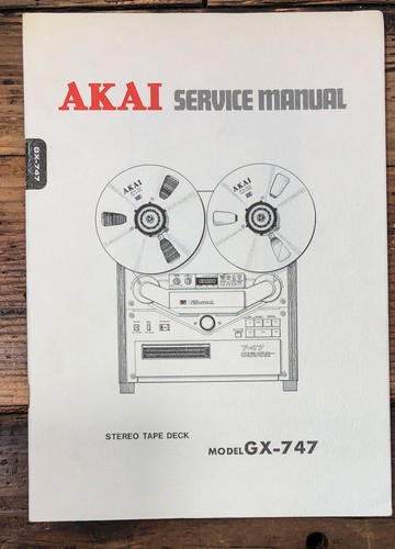 Akai 747 reel - akai, gx-747