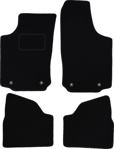 Tappetini velluto nero opel - tappetini,