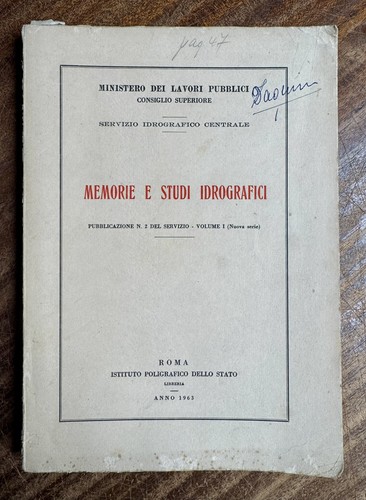 Memorie studi idrografici - e,