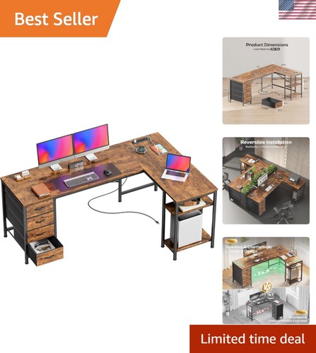Scrivania forma l con - a, di