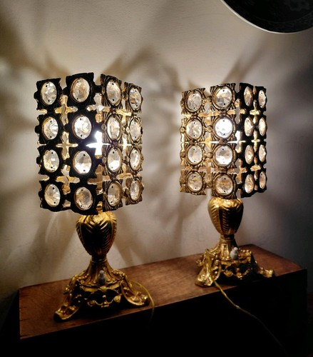 Pair vintage italian table - of,