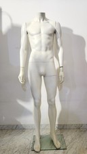 MANICHINO UOMO INTERO PROFESSIONALE DA VETRINA NEGOZIO BASE IN VETRO