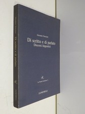 DI SCRITTO E DI PARLATO