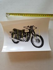 Triumph Bonneville 750 T140V 1974 foto cartella stampa originale press photo  