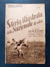 Rivista IL CALCIO ILLUSTRATO Storia illustrata Nazionale Fasc. primo 1910-15