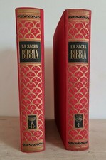LA SCARA BIBBIA I e II Volume Edizione illustrata 1954 Antico Testamento