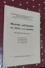 RICERCHE SULL'EMOLISI DA