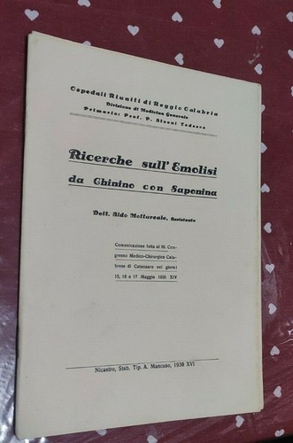 Ricerche sull emolisi - ricerche, da
