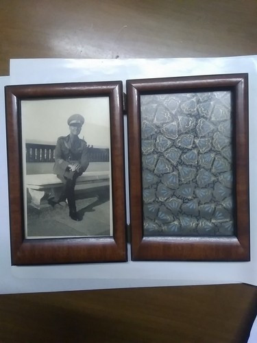 Cornice libro epoca con foto - epoca,