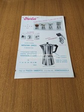 1965 CAFFETIERA STARLET IN CERAMICA NAPOLETANA MOKA EXPRESS VINTAGE AD PUB