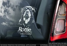 Adesivo auto Rottweiler - cane