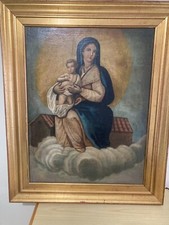 Vecchio dipinto tela - vecchio, su