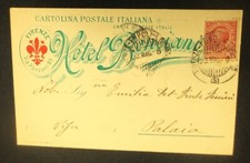 CARTOLINA - HOTEL BONCIANI - FIRENZE