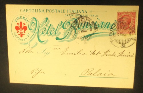 Cartolina hotel bonciani - cartolina,