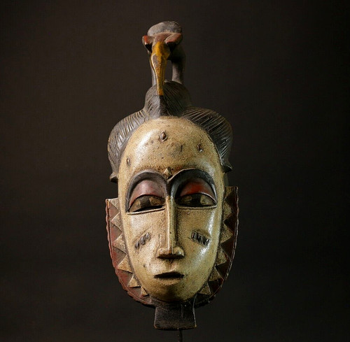 Maschera africana baule - maschera,