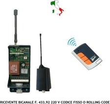 RICEVITORE BICANALE 12/24 V