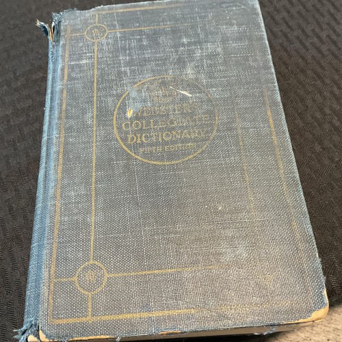 Vintage webster collegiate - webster's,