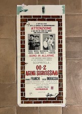 CV- LOCANDINA 00-2 AGENTI SEGRETISSIMI FRANCO FRANCO CICCIO INGRASSIA - RVSa539