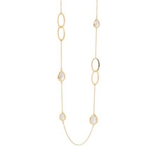 Collana lunga 90 donna acciaio