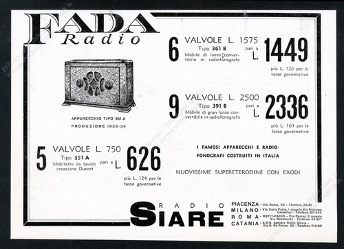 1933 fada radio illustrata - fada,