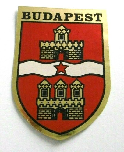 Adesivo souvenir budapest - adesivo,