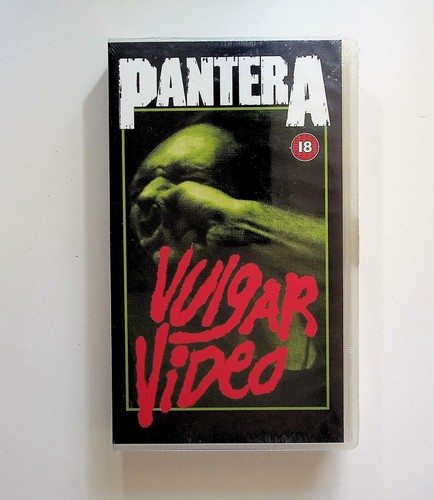 Pantera vulgar video vhs - vulgar,