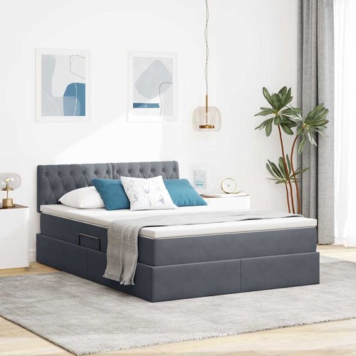 Letto con contenitore led - e,