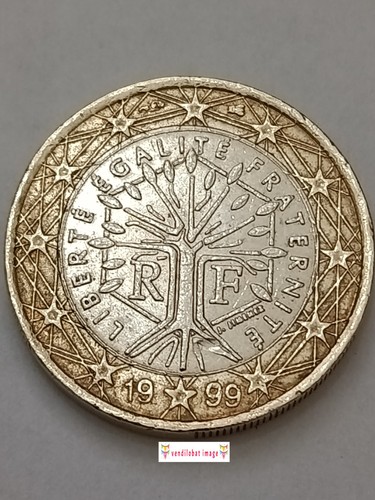 Raro euro francia 1999 - raro, 1