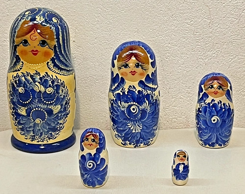 Matrioska realizzata mano - realizzata, a
