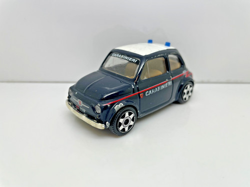 Bburago fiat 500 blu - bburago,