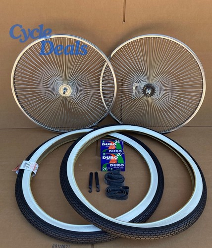 Set ruote acciaio - 26", cromato