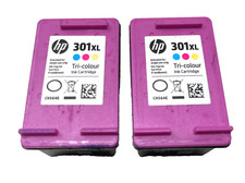 HP 301XL CH564EE X2 CARTUCCE ORIGINALE COLORE XL DESKJET 1050/2050/3050 [NO BOX]
