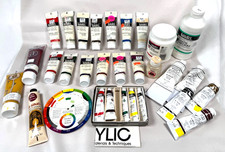 Lotto dipinti acrilici artisti Liquitex & M. Graham vintage - 26 tubi + mezzi usati