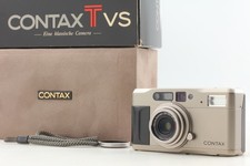 LCD Funzionante!! [OTTIME CONDIZIONI in scatola] Contax TVS fotocamera punta e scatta pellicola 35 mm dal GIAPPONE