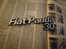 Scritta Targhetta Fiat Panda