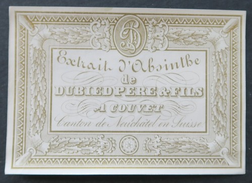 Ancienne étiquette extrait - étiquette,