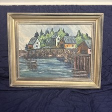 Quadro olio impressionista