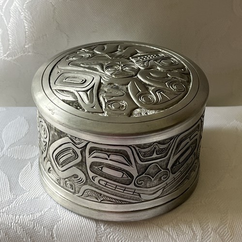 Fine pewter box - pewter, boma