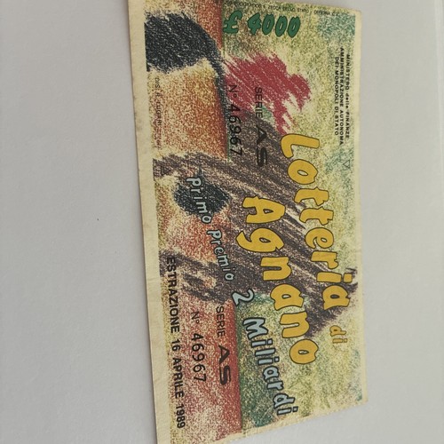 Biglietto lotteria nazionale - biglietto,