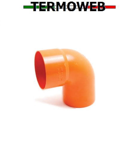 Tubo pvc arancio plastica - pvc,