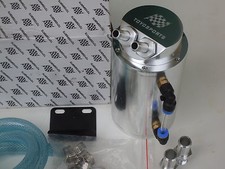 SERBATOIO RECUPERO VAPORI OLIO UNIVERSALE AUTO GRIGIA VASCHETTA LIQUIDI CANISTER