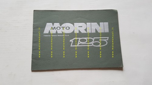 Moto morini 125 manuale uso - moto,