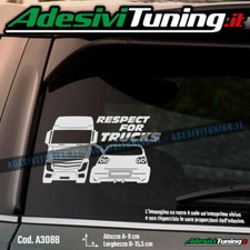 Adesivo Respect for Trucks